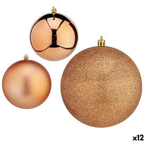  Set božićnih kuglica Bakar Plastika 10 x 10 x 60 cm (12 kom.) Slike