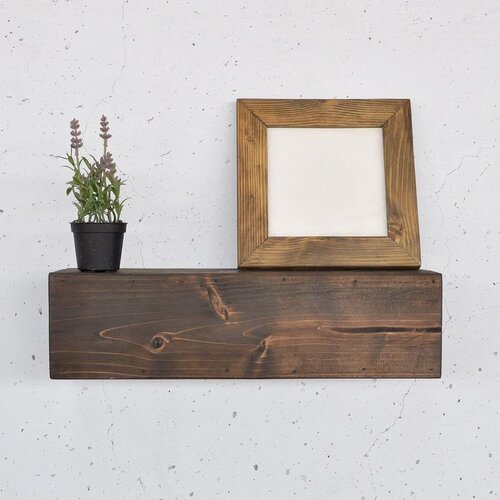 Hanah home Raf300 Wooden Decorative Wooden Wall Shelf Cene