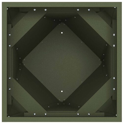  Sadilica 2 pcs Maslinasto zelena 30 x 30 x 75 cm Čelik Slike