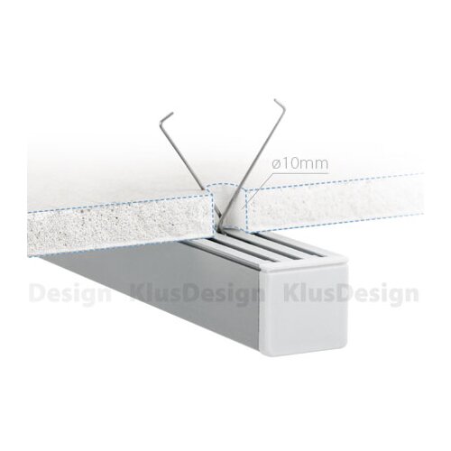 KLUS LED profil LIPOD ALU - mat Slike