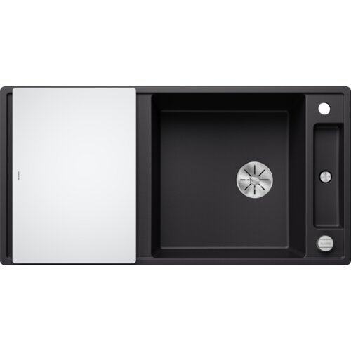 Blanco sudoper AXIA III XL 6 S InFino SILGRANIT daska staklo, s dalj. upr. - CRNA Cijene