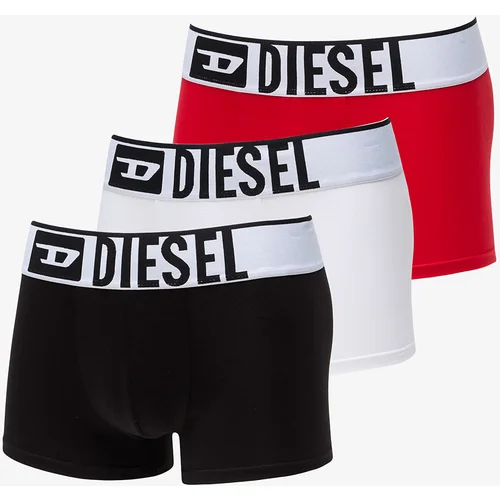 Diesel Umbx-Damienthreepack-XL Logo Boxer 3-Pack White/ Red/ Black