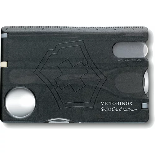 Victorinox SwissCard Nailcare Black Transparent