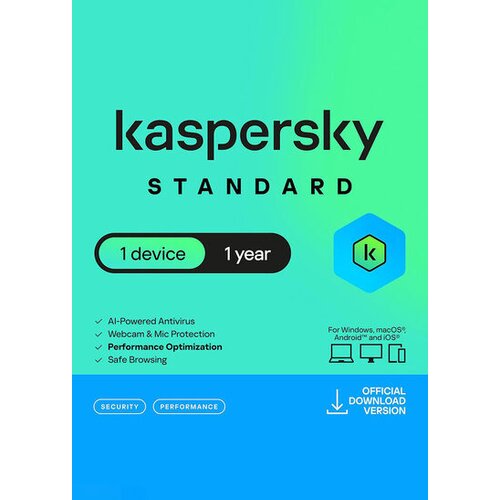 Kaspersky Standard (1 Year / 1 Device) Key EUROPE Cene