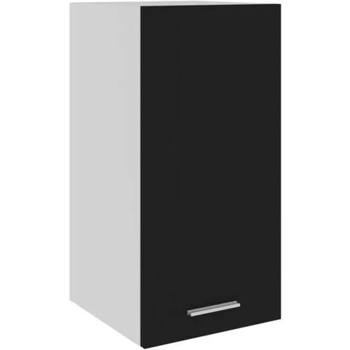  Viseča omarica črna 29,5x31x60 cm iverna plošča