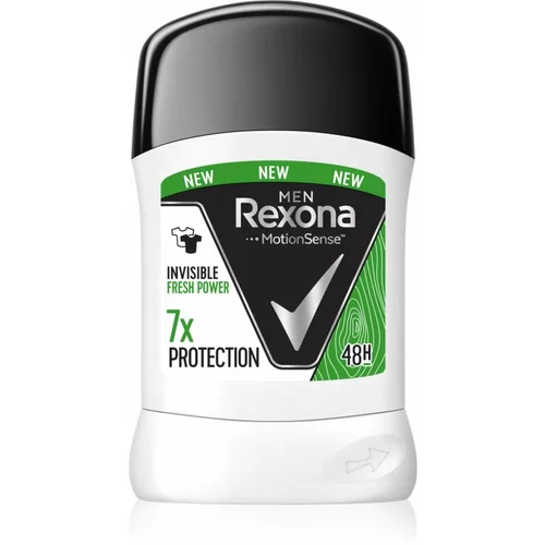 Rexona Invisible Fresh Power trdi antiperspirant za moške 50 ml