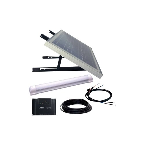 Phaesun Solarne celice SUPER ILLU ONE 600300 30 Wp vklj.priključni kabel\, regulator polnjenja\, LED luč, (20762599) Cene
