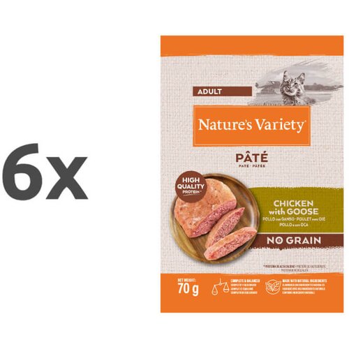 Nature’s Variety Nature's Variety Original Cat Adult - pi&scaron;čanec in gos - 70 g 6 x 70 g Cene