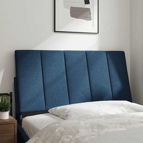 Maison Chic posteljno vzglavje - vzglavna omarica - vzglavna stranica modra 100 cm blago, (21704225) Cene