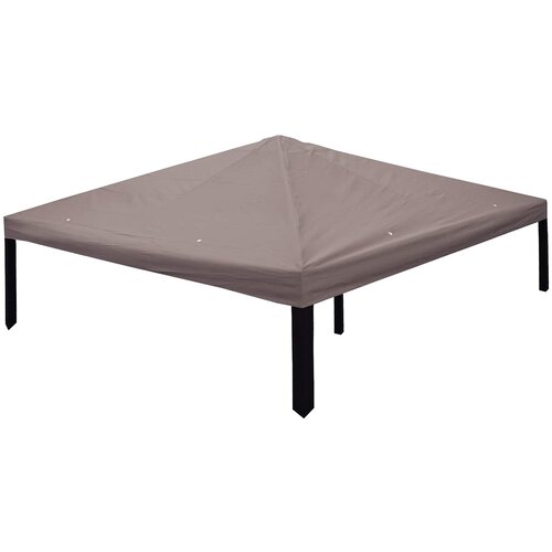 Gazebo Pokrov za gazebo s streho Taupe 300 x 300 cm Poliester in jeklo, (5000309459) Slike
