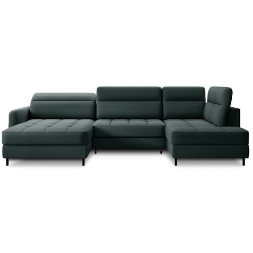 ELTAP Zelena baršunasti sklopiva/s prostorom za odlaganje kutna garnitura (s desnim kutom/u obliku slova "U") Berrto – Cijene