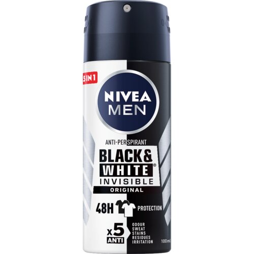 Nivea deo black &amp; white invisible dezodorans u spreju 100ml Cene