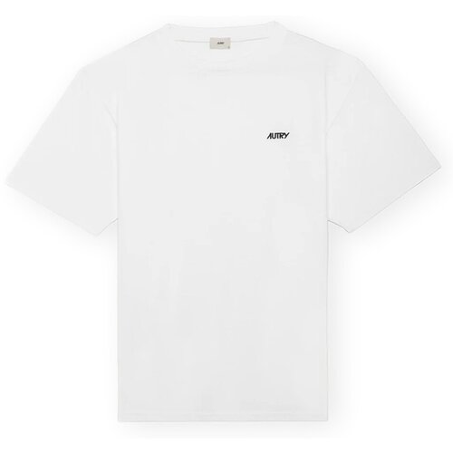 Autry Majice s kratkimi rokavi Embroidered Logo Tee - White Bela Cene
