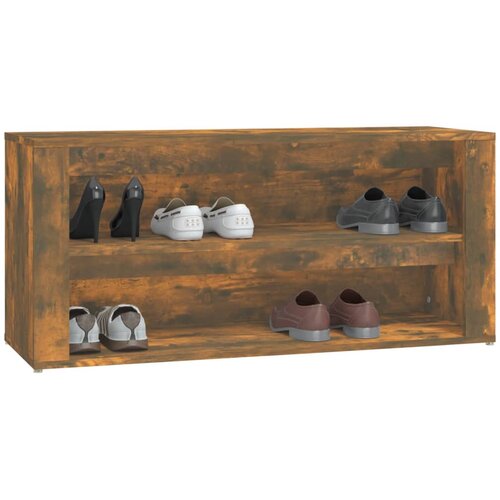  Stalak za cipele boja hrasta 100 x 35 x 45 cm konstruirano drvo Slike