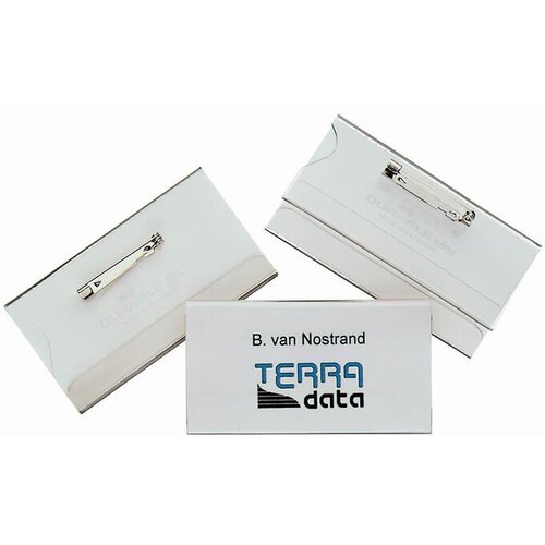 Durable identifikacijske kartice z varnostno sponko 40x75mm, 100 kos DU800119 Slike