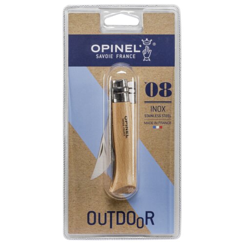 Opinel pocket knife No. 08 stainless steel Slike