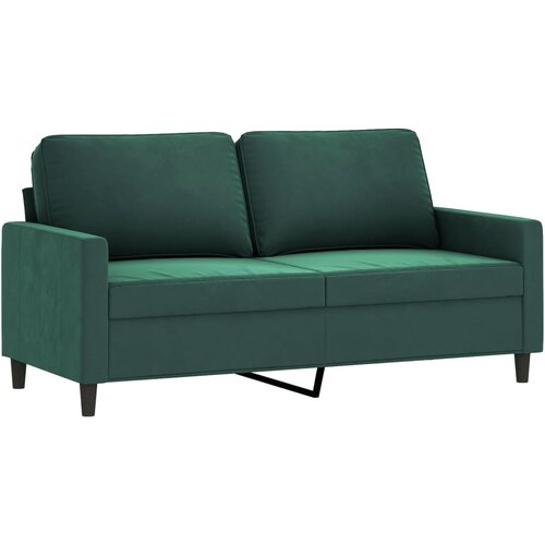 Maison Chic Dvosed kavč - Sofa - Kanape temno zelen 140 cm žamet, (21727278) Cene
