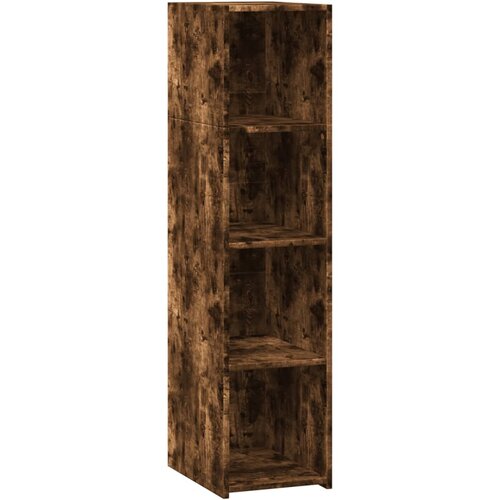 Maison Chic Visoka omara - Komoda - Predalnik dimljeni hrast 30x41x124 cm inženirski les, (21719148) Slike