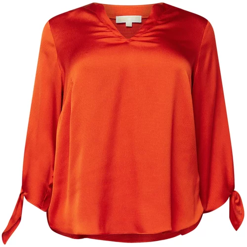 Michael Kors Plus Bluza oranžno rdeča