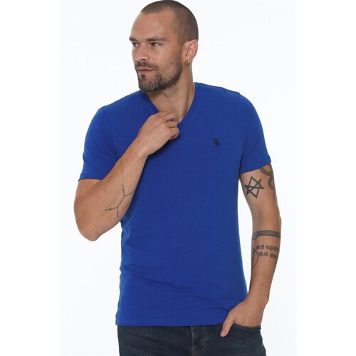 Dewberry T8568 V-NECK MEN'S T-SHIRT-SAKS Cene