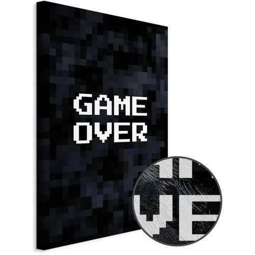  Slika - Pixel Game Over 60x90 Premium Print Cijene