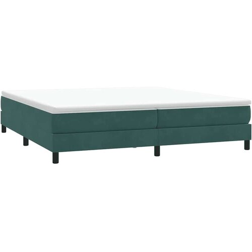 Box Spring krevet bez madracem tamnozeleni 200x220 cm bar&amp;scaron;un Slike
