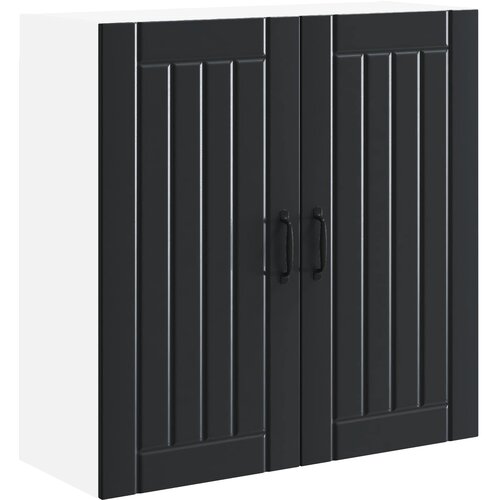  Ormar za Zid Lucca Crna 80 x 31 x 80 cm Konstruirano drvo Slike