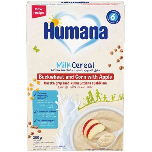 Humana mlečna instant ka&scaron;a sa heljdom i jabukom 200g Cene
