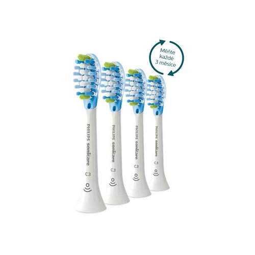 Philips 4x standarden nastavek sonicare C3 premium plaque HX9044/17 Slike
