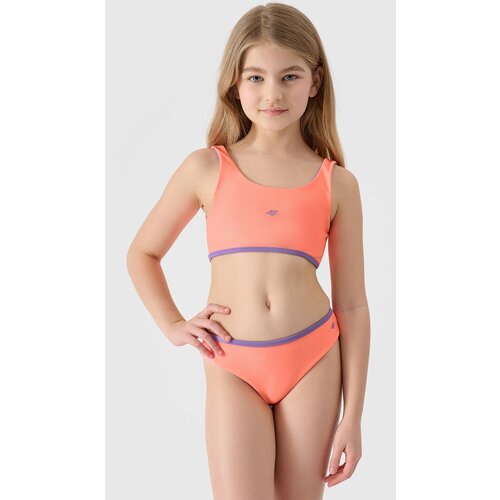 4f Girls' Two-Piece Swimsuit - Coral/Purple Cene