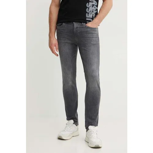 PepeJeans Kavbojke SLIM JEANS moške, siva barva, PM207388UH9