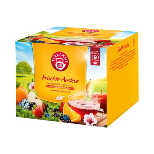 Teekanne Čaj Fruit Selection (družinski paket) - 160 dvoprekatnih vrečk Cene