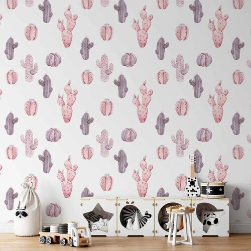  Tapeta - Pink Cacti 50x1000 Premium Cene