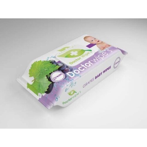 Doctor Wipe's DR. WIPES - Vlažne maramice sa ekstraktom grožđa sa poklopcem Cijene