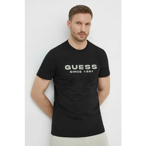 Guess Kratka majica moška, črna barva, M4GI61 J1314