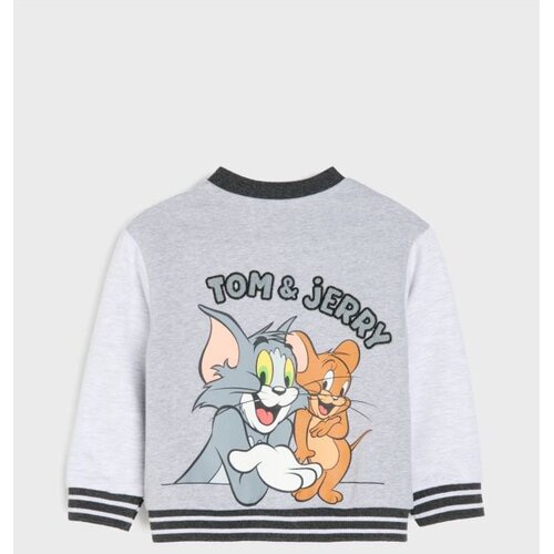 Sinsay Pamučna baseball jakna s printom Tom and Jerry Slike
