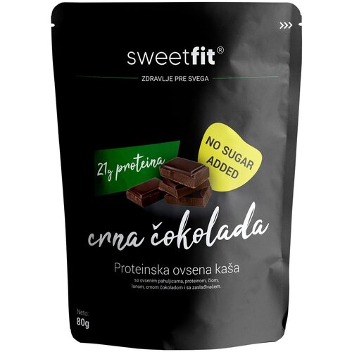 Sweet Fit SWEETFIT proteinska ovsena ka&scaron;a crna čokolada 80g Cene