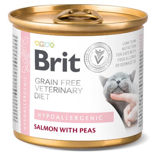 Brit veterinary diet Brit GF Veterinarska dieta za mačke Hypoallergenic, 200g 200 g Cene