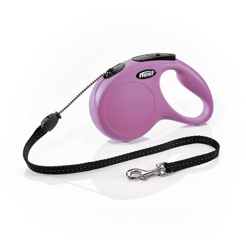 Flexi povodec Classic S, vrvica - 8 m (različne barve) roza Cene