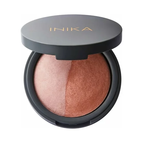 Inika mineral baked blush duo - pink tickle
