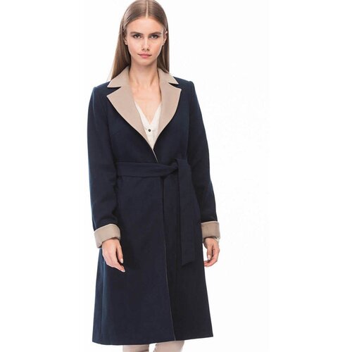 Dewberry Z6510 WOMEN'S COAT-NAVY BLUE Cijene