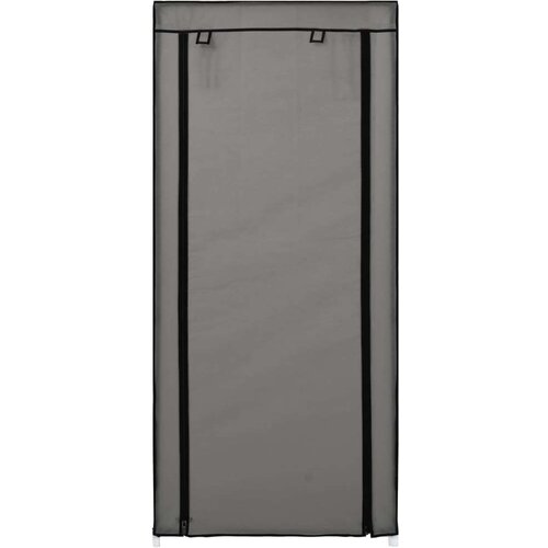 VidaXL 282430 shoe cabinet with cover grey 58x28x106 cm fabric Slike