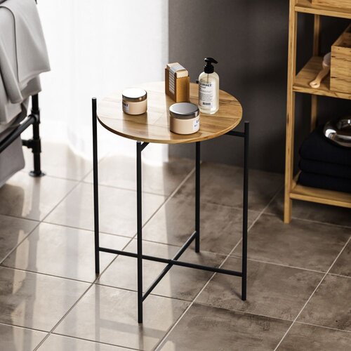 HANNAH HOME Club sto 46x56x46cm Crno-bež Cijene