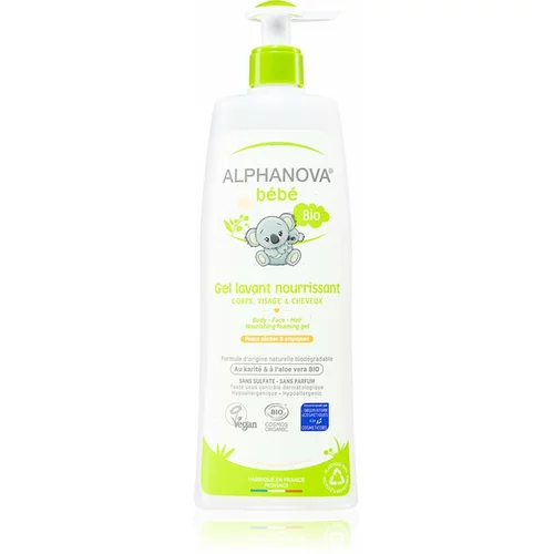 Alphanova Baby Bio dječji gel i šampon 3 u 1 500 ml