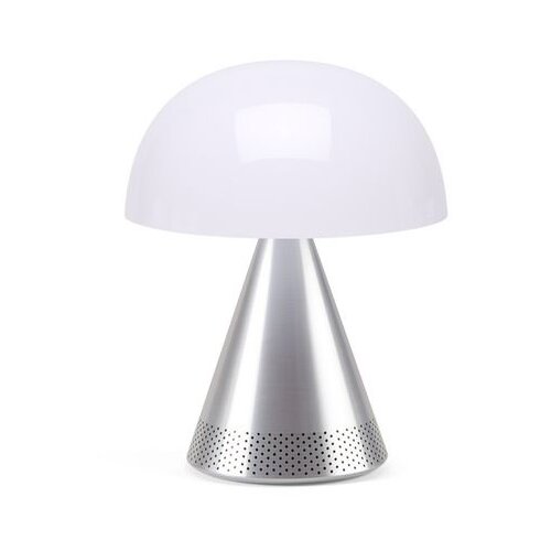 Lexon MINA L AUDIO prijenosna lampa s Bluetooth zvučnikom - Srebrna Cijene