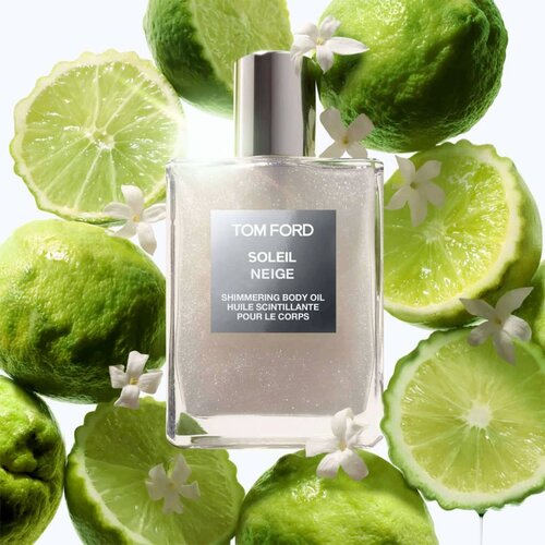 Tom Ford Soleil Neige Shimmering Body Oil ble&amp;scaron;čeče olje za telo za ženske 100 ml Slike