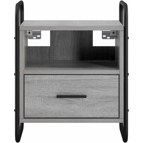 Viseći Noćni Ormar Siva Sonoma 40 x 30 x 50 cm - Siva Sonoma 1 Slike