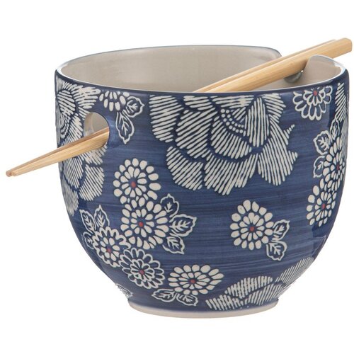 Ladelle Temno modra skleda iz kamenine ø 14,5 cm Nara – Cene