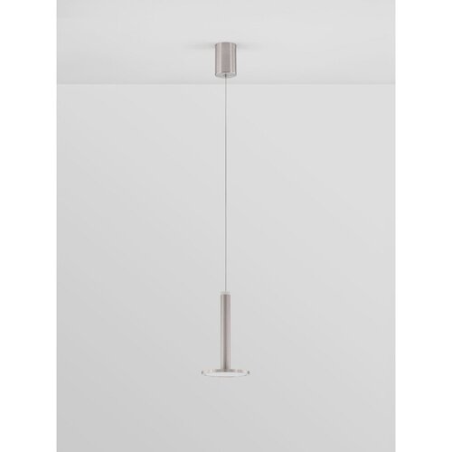 Nova Luce Metalna LED viseća svjetiljka u mat srebrnoj boji &amp;oslash; 15 cm Palencia &amp;ndash; Slike
