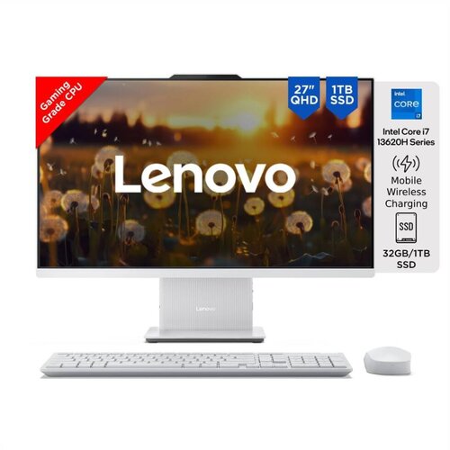 Lenovo IdeaCentre AIO 27IRH9, 27” QHD Non-Touch IPS AG 100Hz,Intel i7-13620H (10C, 24MB, up to... Cijene